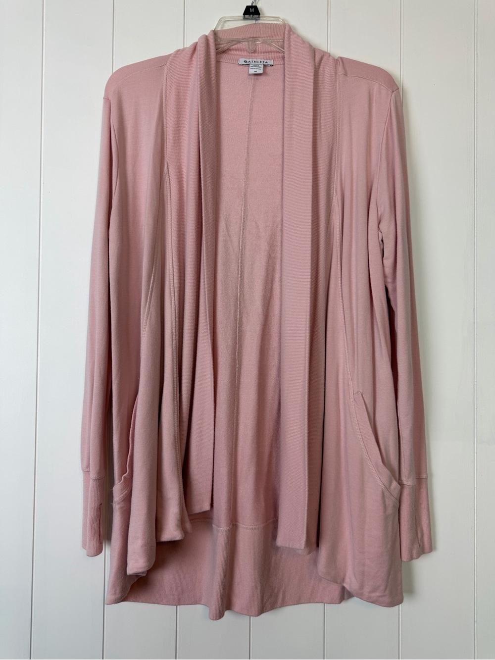 Athleta Pranayama Wrap Cardigan Size M Pink